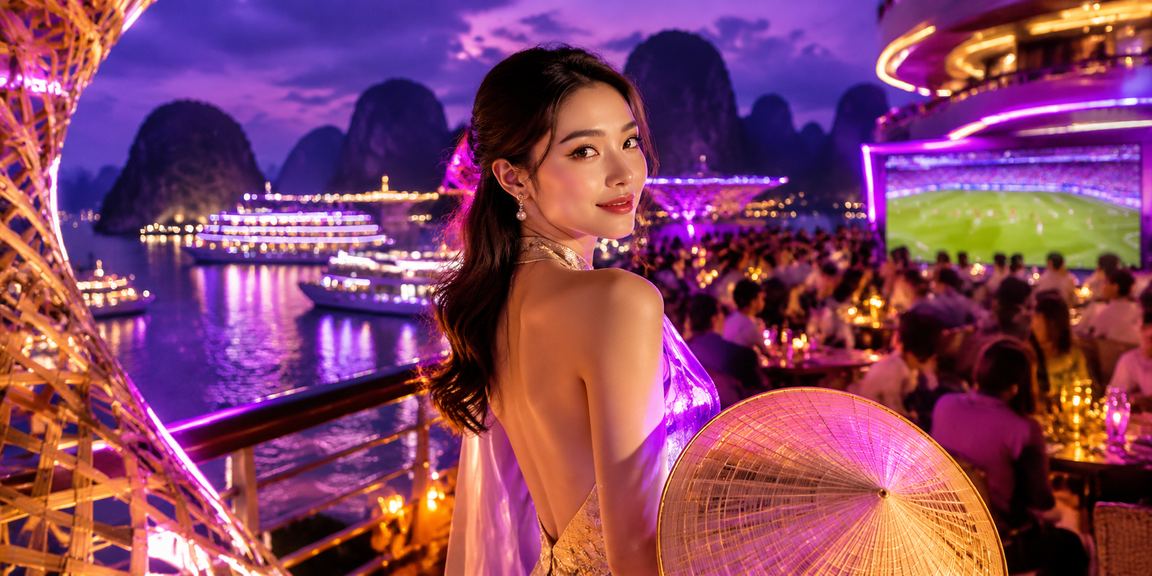 Người hâm mộ Việt Nam xem thông tin cá cược thể thao tại Hạ Long Bay