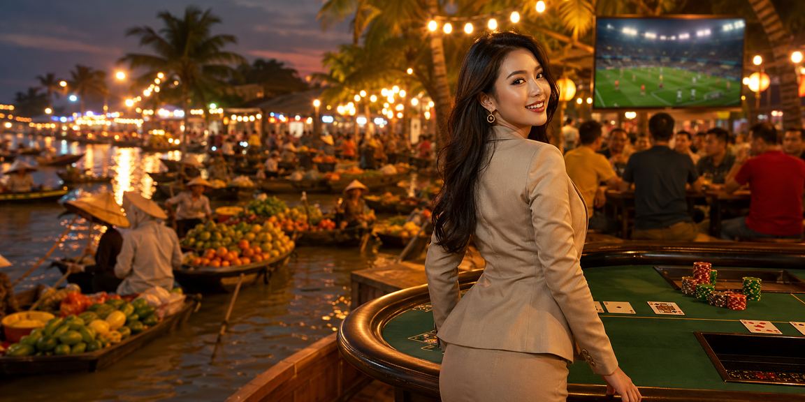 Người dùng Việt Nam xem thông tin trận đấu và lựa chọn thể thao trên màn hình